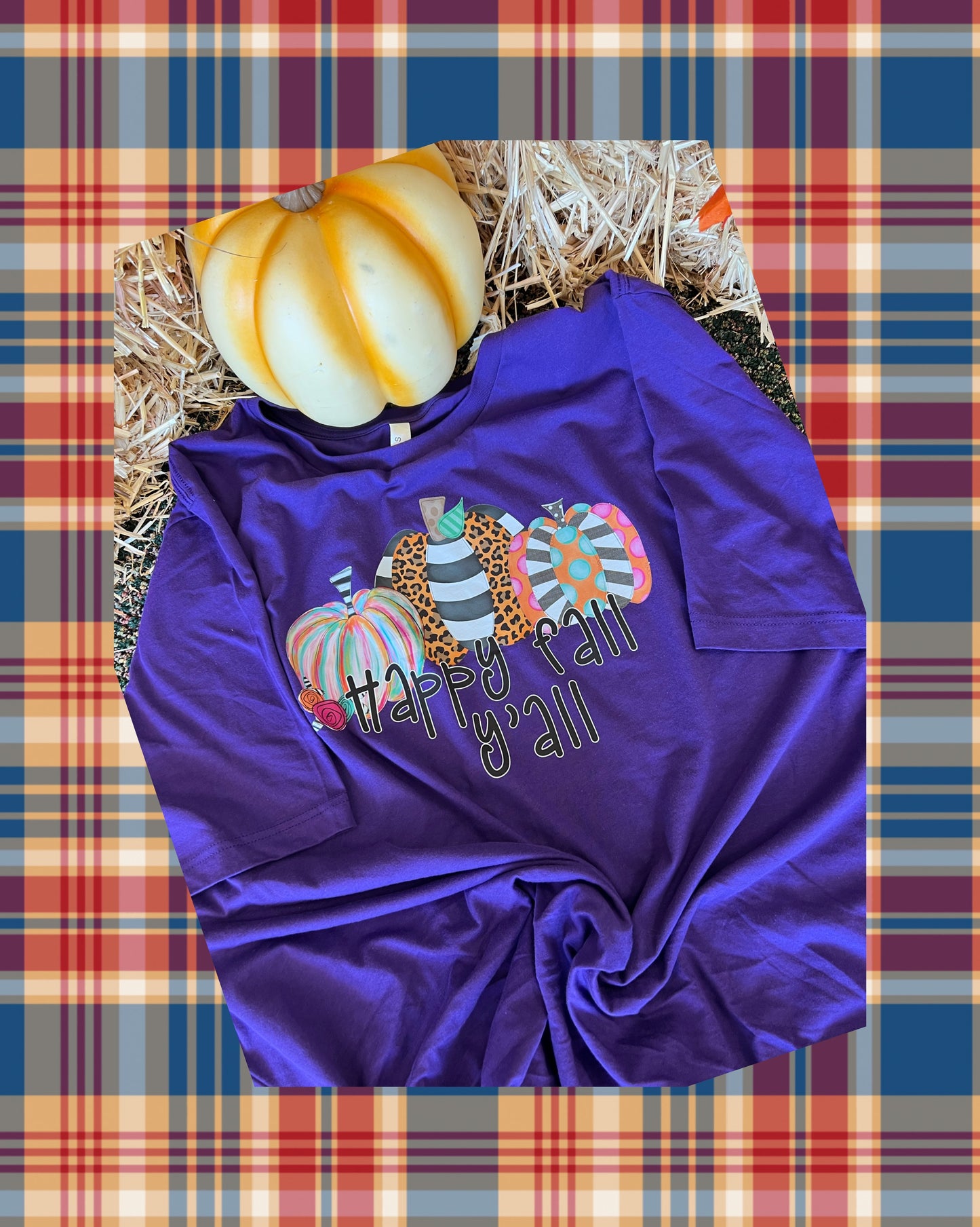 Bright Happy Fall Y’all - T-Shirt
