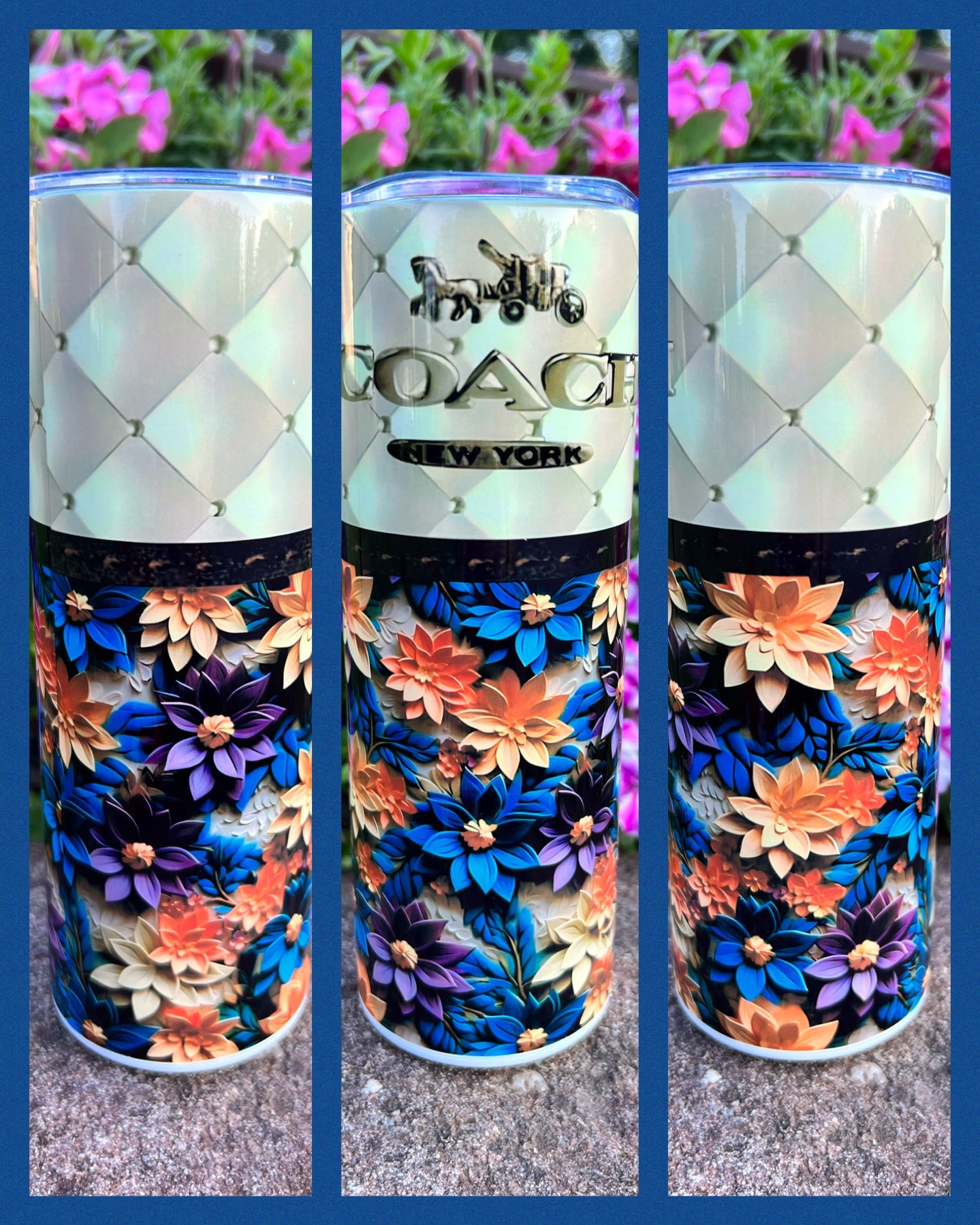 Coach 3D- Handmade Tumbler