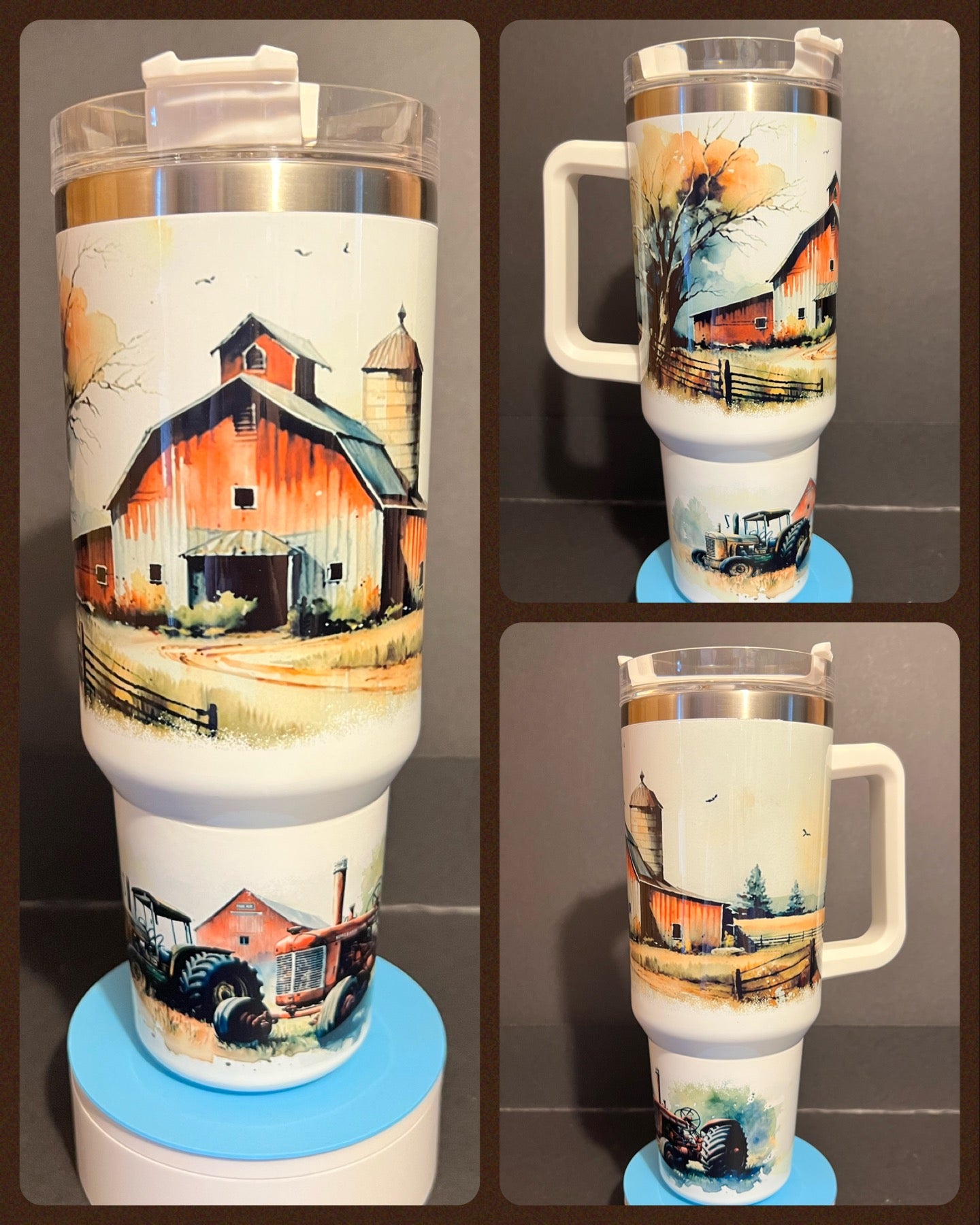 Country Barn - Handmade Tumbler 40 oz