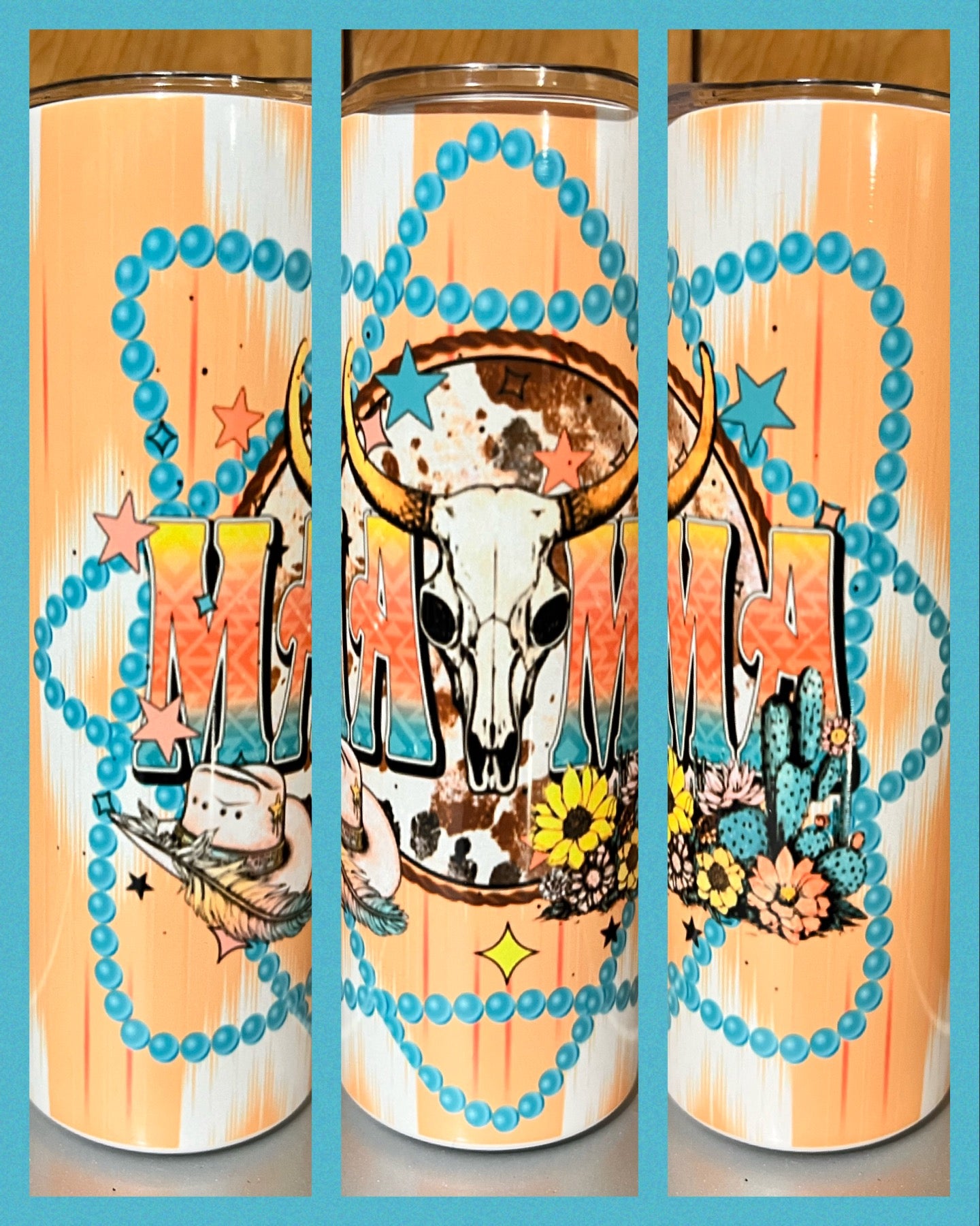 Mama Boho- Handmade Tumbler