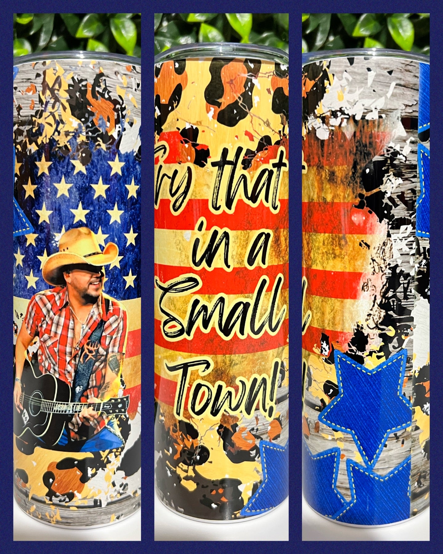 Jason Aldean- Handmade Tumbler