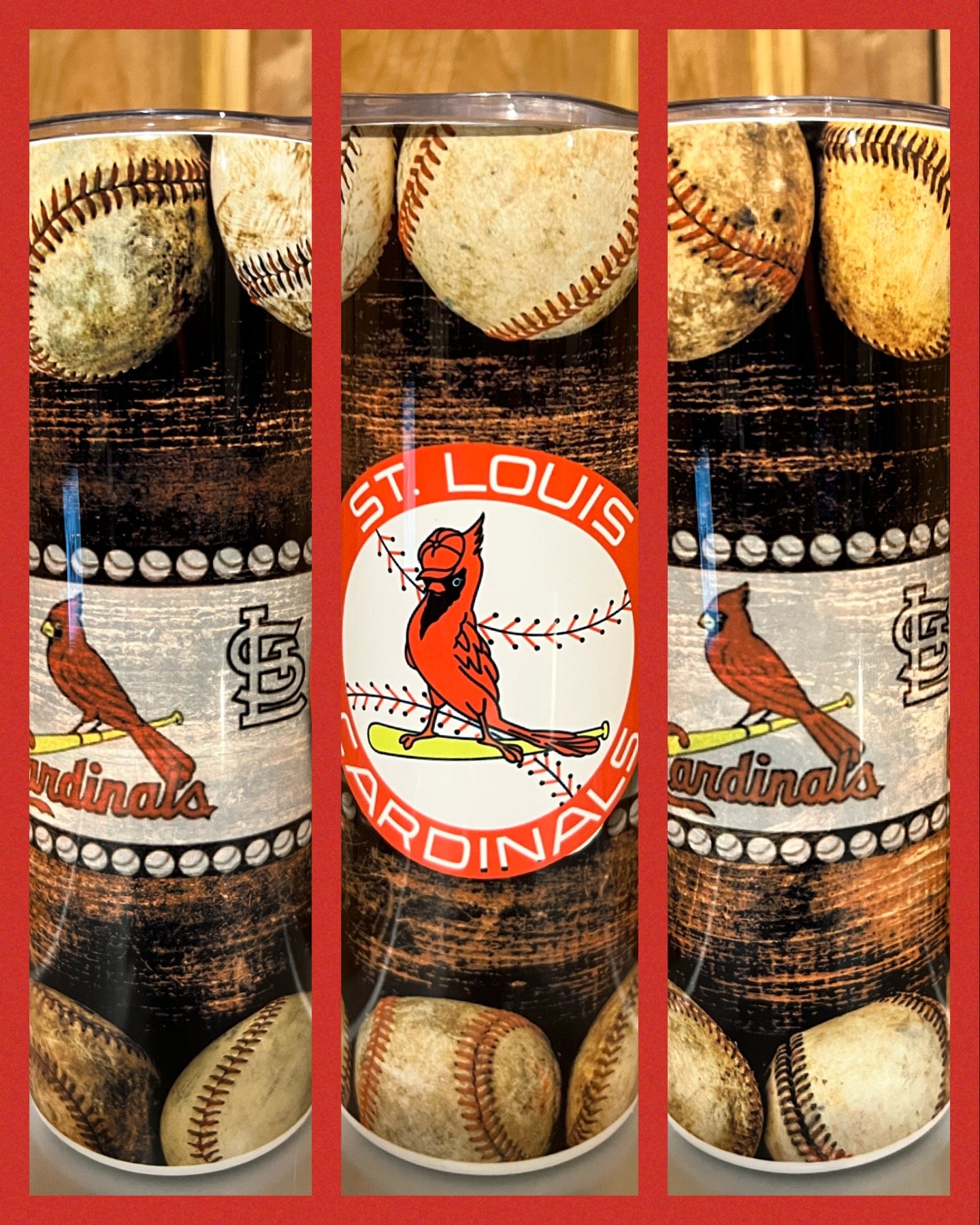 St. Luis Cardinals- Handmade Tumbler