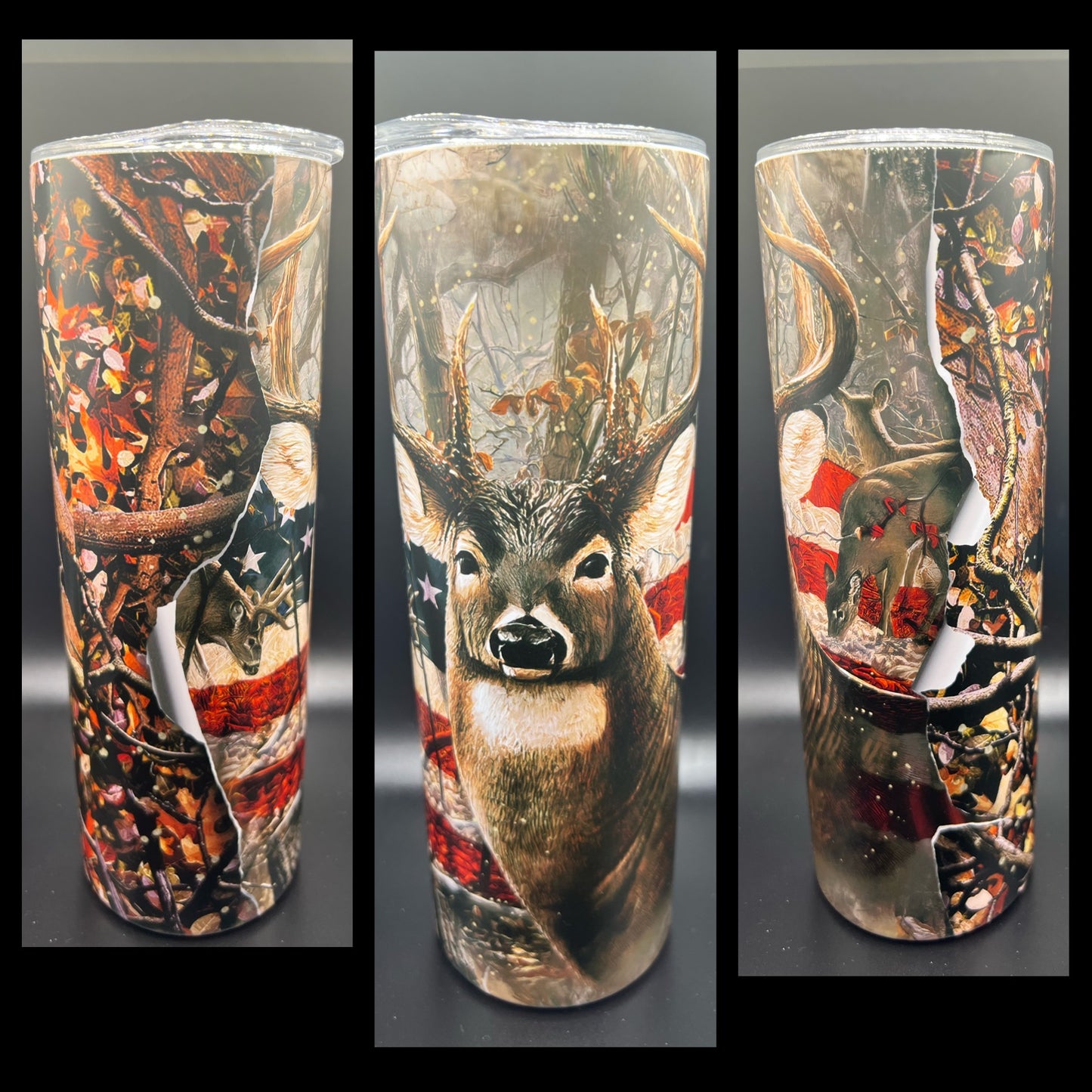 American Deer- Handmade Tumbler