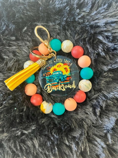 Backroads - Handmade Keychain