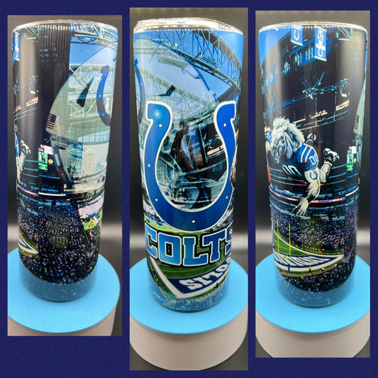 Colts Blue- Handmade Tumbler