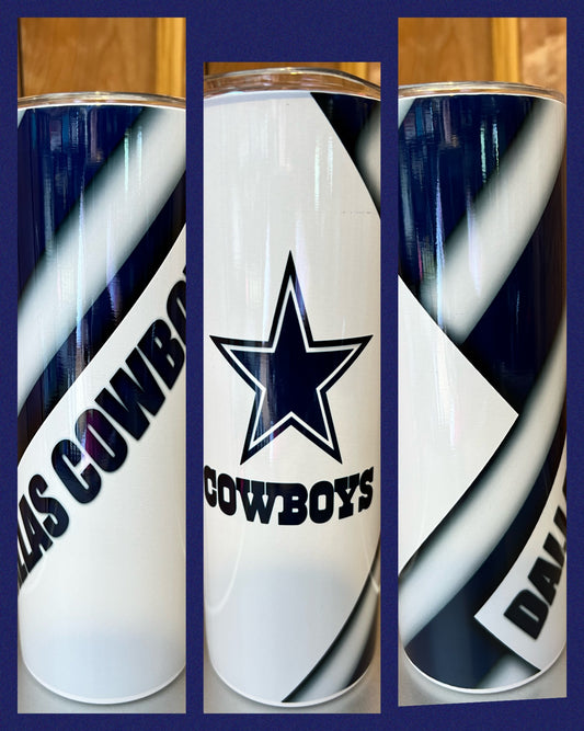 Dallas Cowboys - Handmade Tumbler