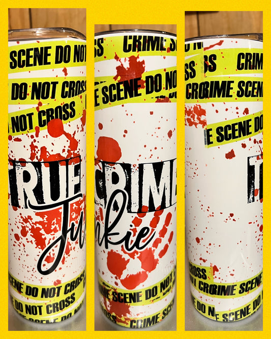 Crime Junkie - Handmade Tumbler