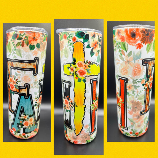 Faith - Handmade Tumbler