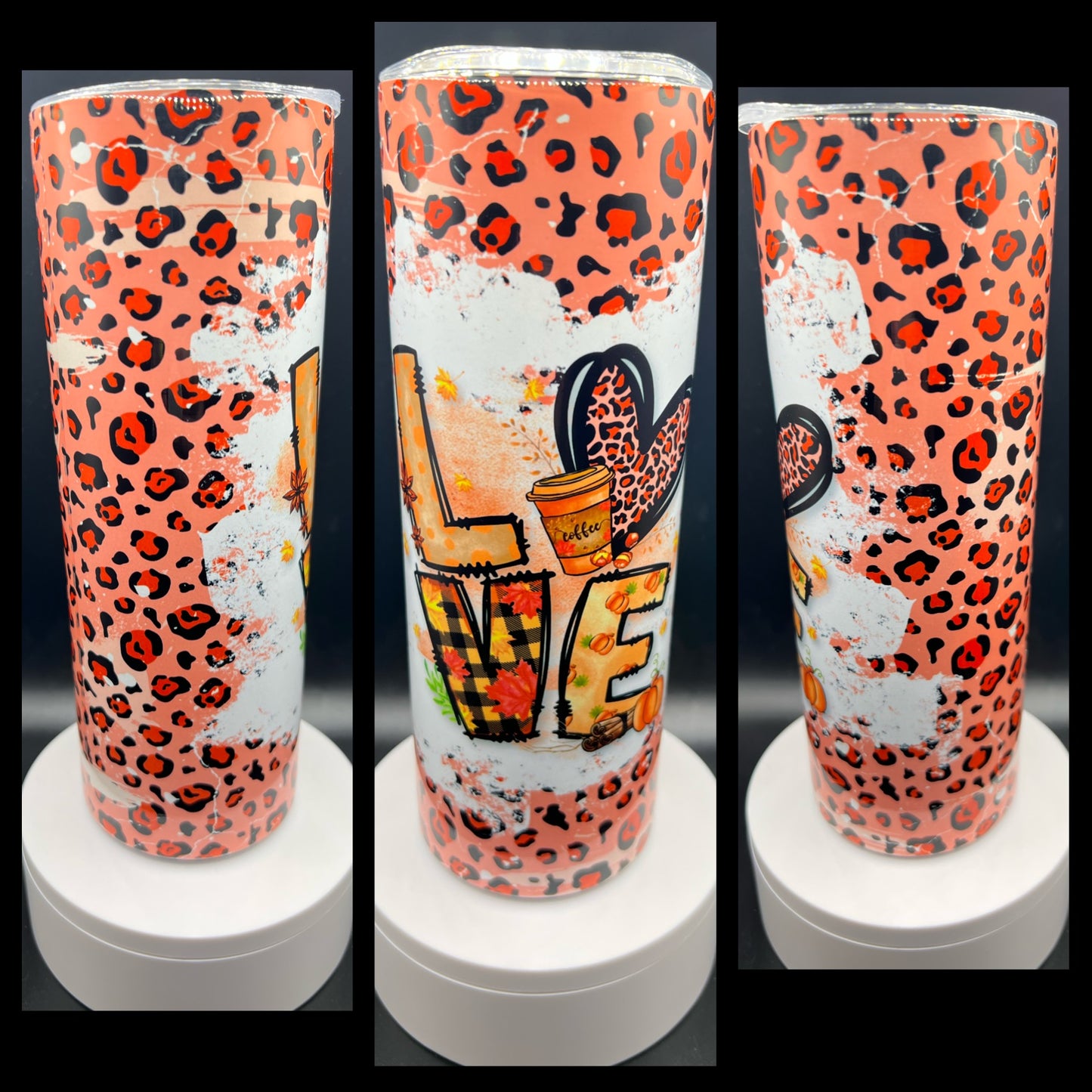 Fall Love  - Handmade Tumbler