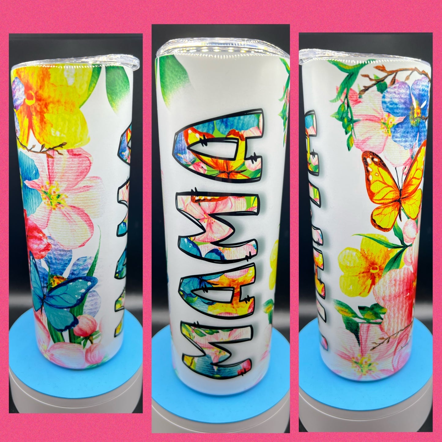 Hawaiian Mama - Handmade Tumbler