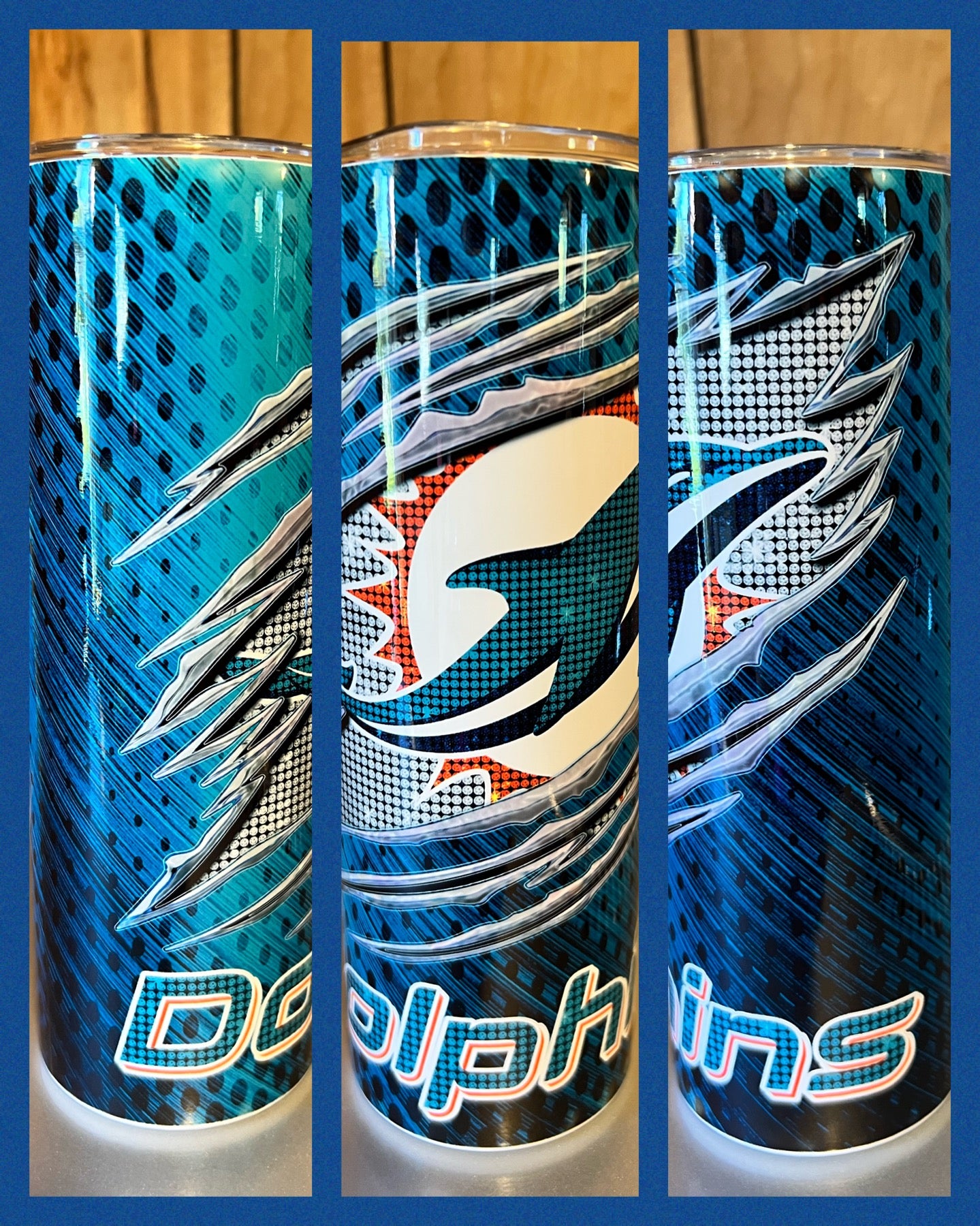 Miami Dolphins - Handmade Tumbler