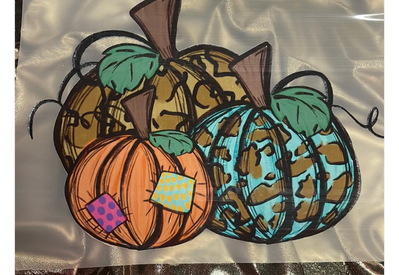 Patch Pumpkin  - T-Shirt