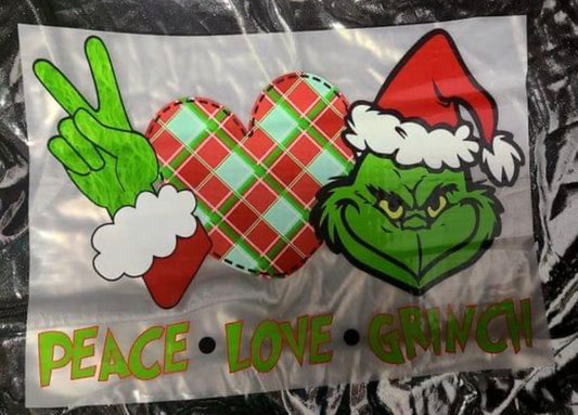 Peace Love Grinch - T-Shirt