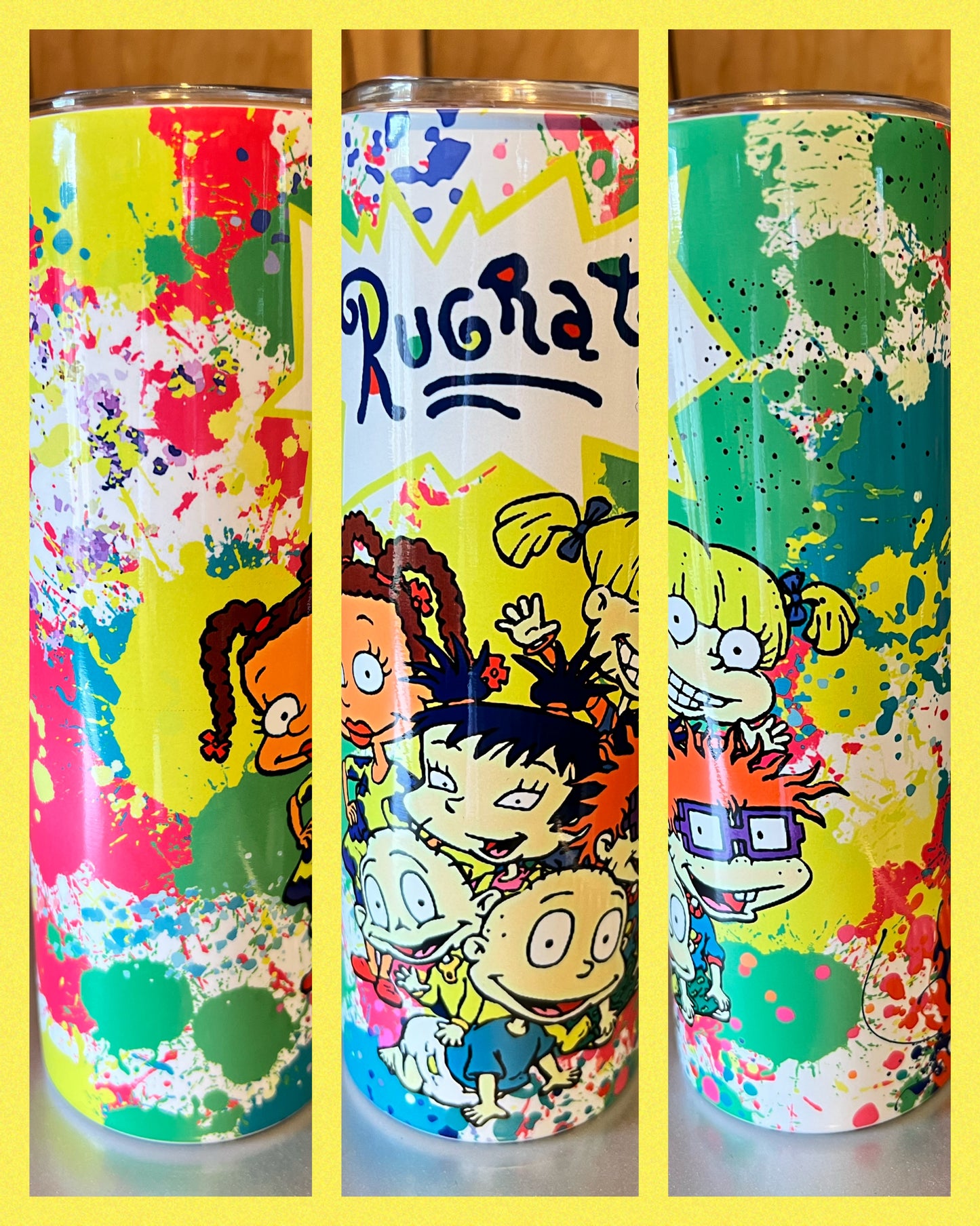 Rugrat Brights - Handmade Tumbler