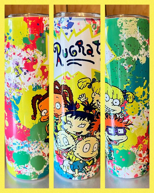 Rugrat Brights - Handmade Tumbler