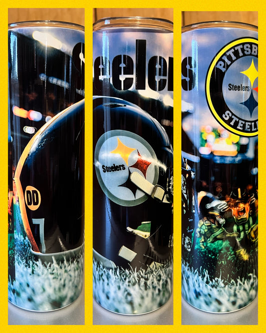 Steelers - Handmade Tumbler