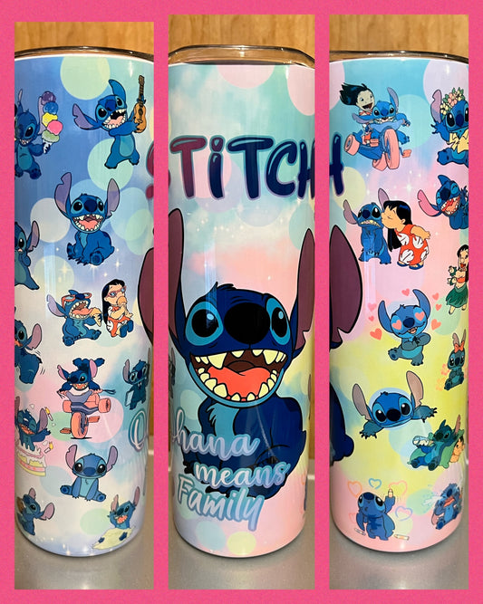 Stitch Pastels - Handmade Tumbler